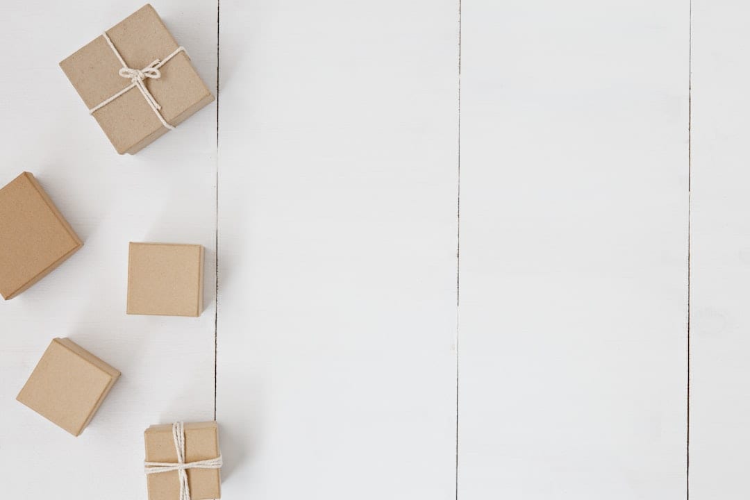 Small batch candle boxes and packing materials