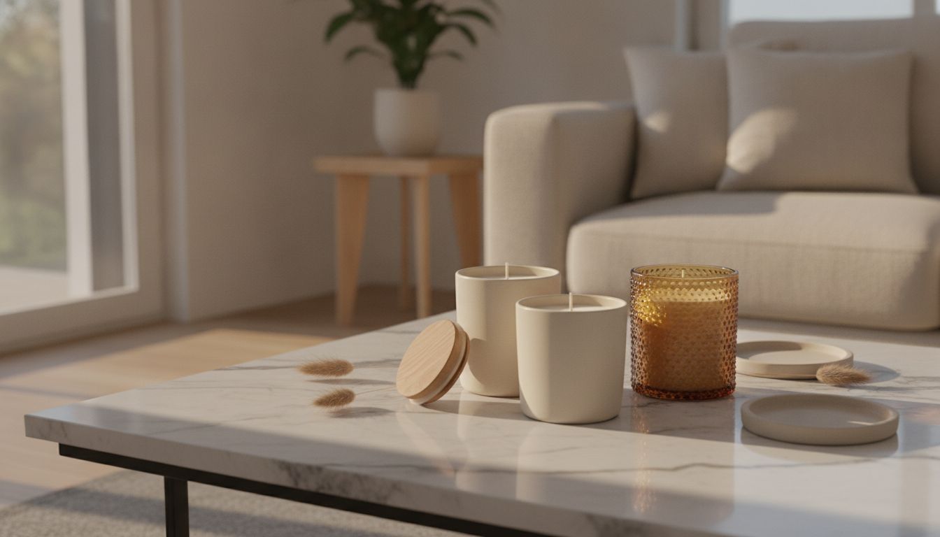 Nordic Cedar & Amber sunlit interior
