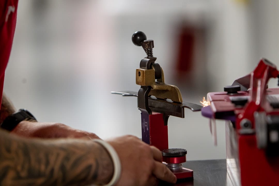 Quality control station with candle testing equipment